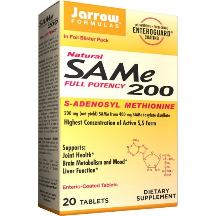 Jarrow Formulas SAM-e 200mg - Формула за Успокоение